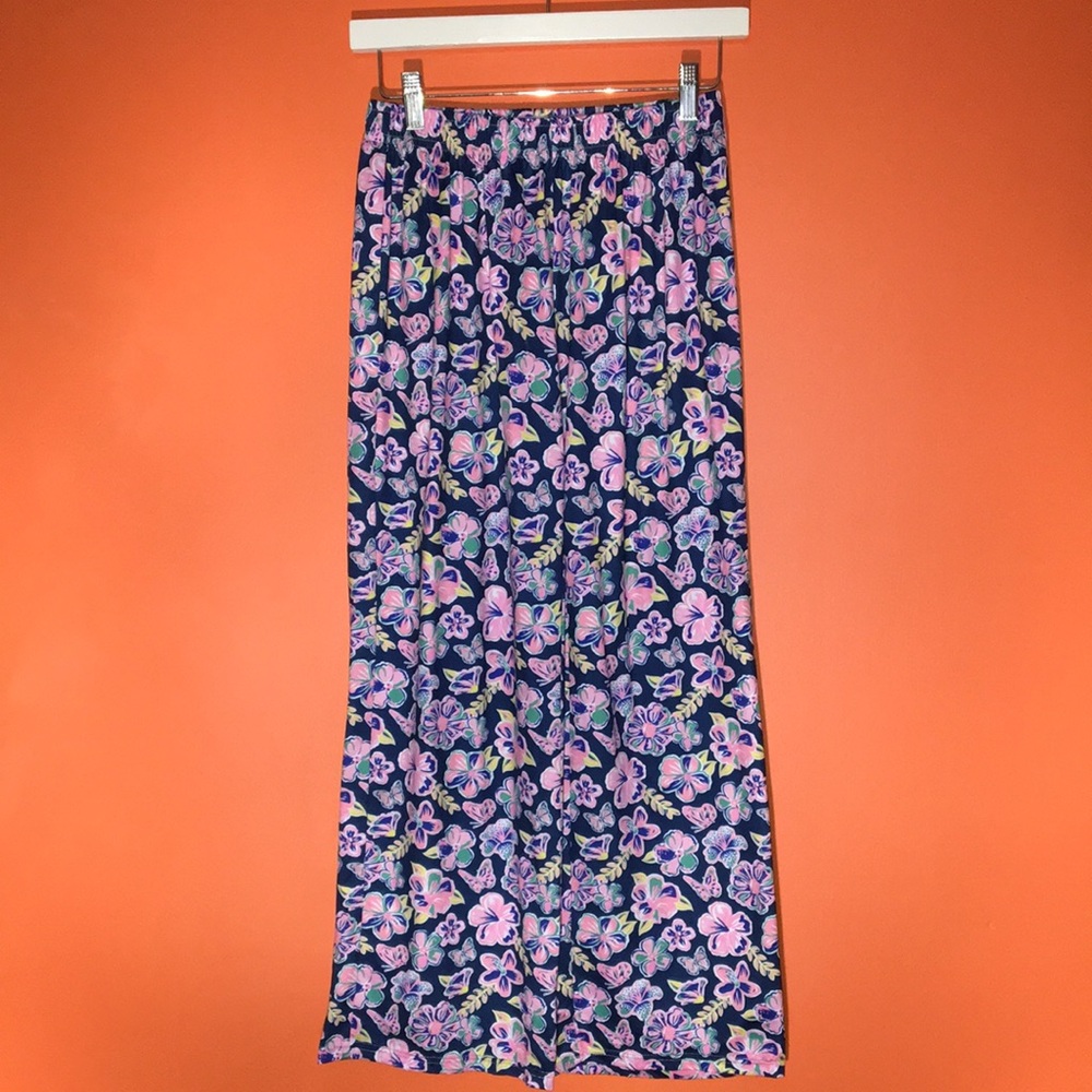 Simply Southern Tropical Floral Flowy Pants Size XS Small 0-6 Woman’s